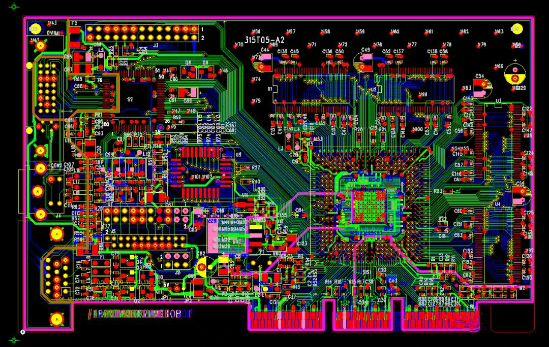 工控板pcb设计图,工控板电路板设计 - 广州俱进精密科技有限公司