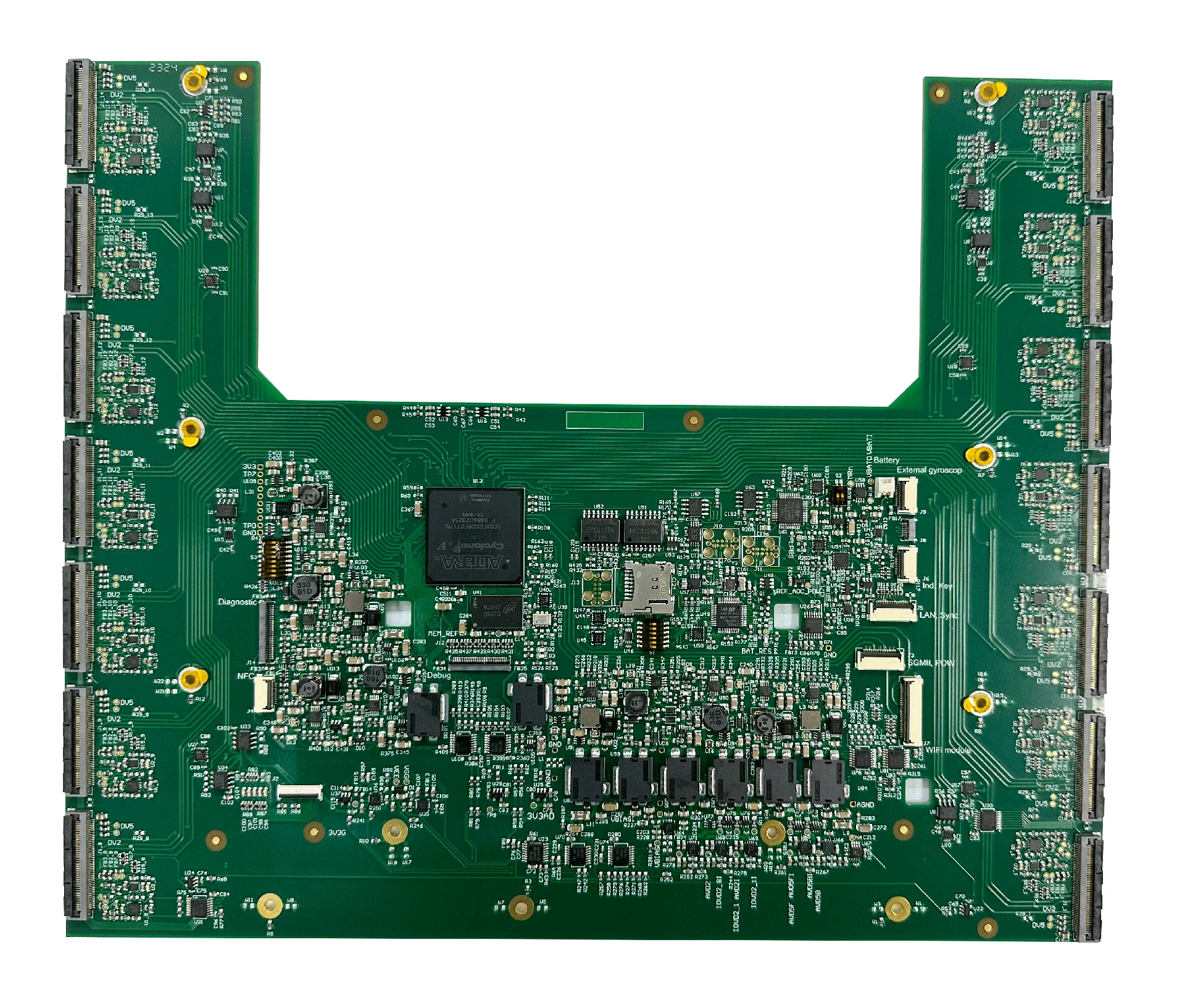 Medical electronic motherboard